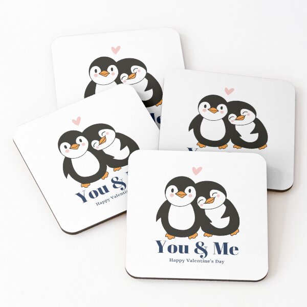 Item preview, Penguine Valentine Design designed and sold by CalmKind Prints.