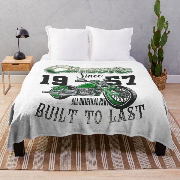 Item preview, Motorcycle Bikers Motorbike Birthday Born In 1957 designed and sold by JRRTs.