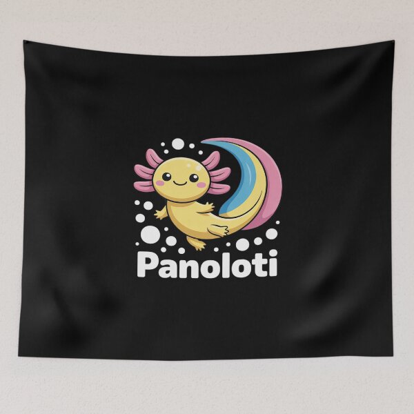 Item preview, Pansexual Flag Panolotl Kawaii Axolotl Pun Queer Pride Pan designed and sold by MarryIsMonth.