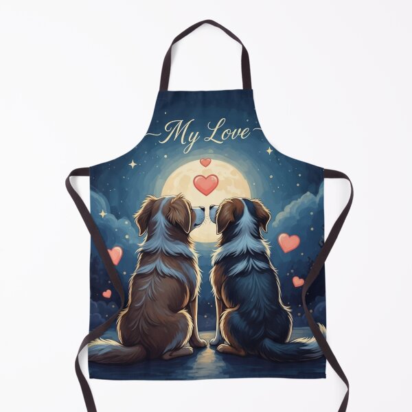 Item preview, Dogs In Love Under Stars designed and sold by PetJoyPrintsCO.