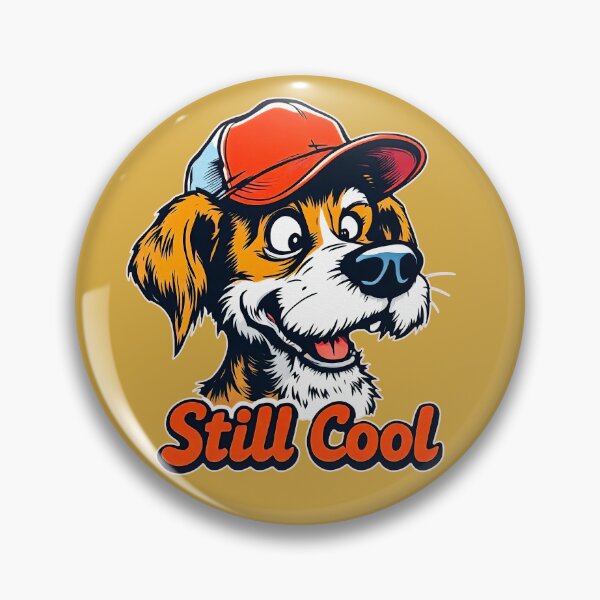 Item preview, Still Cool Cartoon Dog designed and sold by SteadyRolling.