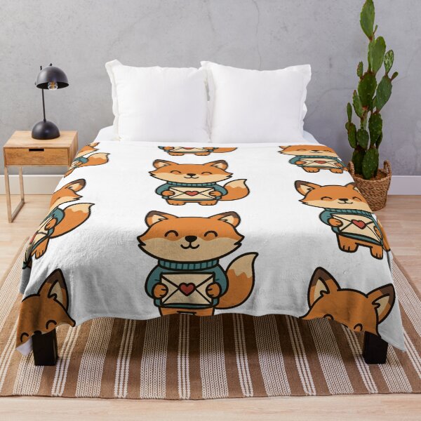 Item preview, Fox Holding Love Letter – Playful Valentine Animal Character designed and sold by Confuzz1ed.