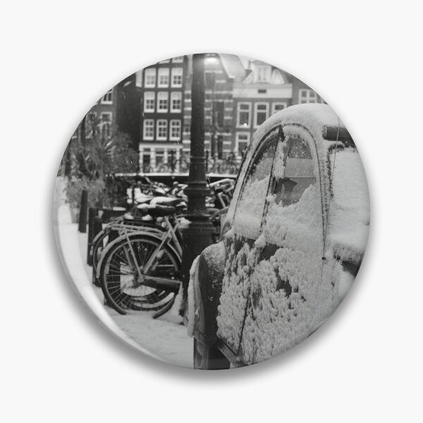 Item preview, Amsterdam, Looiersgracht Jordaan 2CV in the snow designed and sold by Amsterdam-Pan.