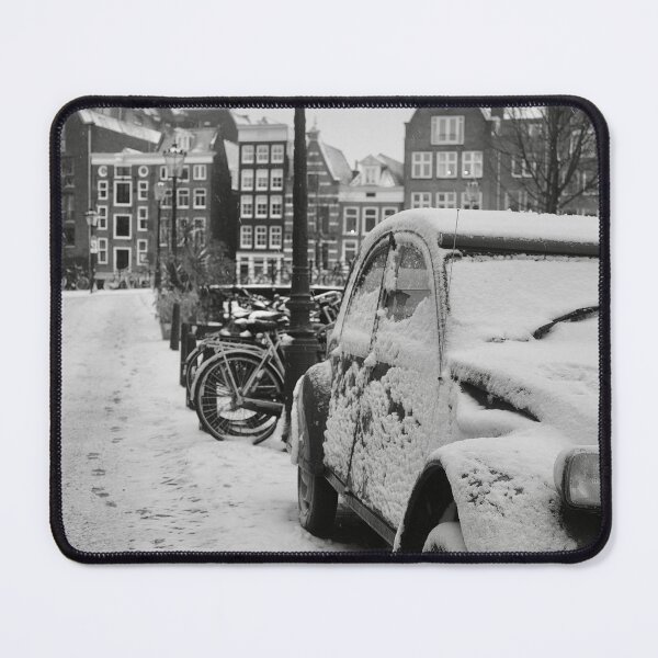 Item preview, Amsterdam, Looiersgracht Jordaan 2CV in the snow designed and sold by Amsterdam-Pan.