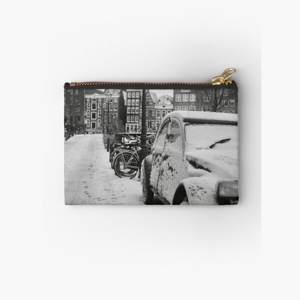 Item preview, Amsterdam, Looiersgracht Jordaan 2CV in the snow designed and sold by Amsterdam-Pan.