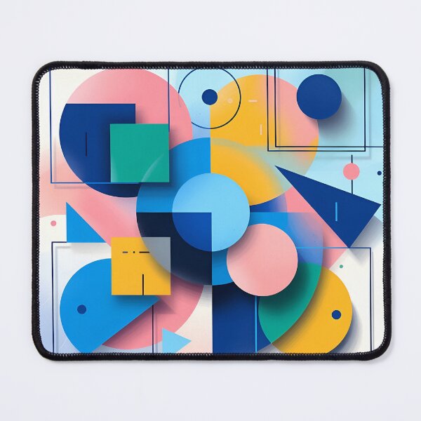Item preview, Modern Abstract Geometric Shapes - Bauhaus Inspired Minimalist Art designed and sold by Flow19.