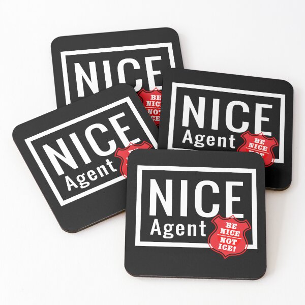Aperçu de l'œuvre Logo NICE Agent avec le slogan « Soyez gentils » créée et vendue par Geck-O Design.