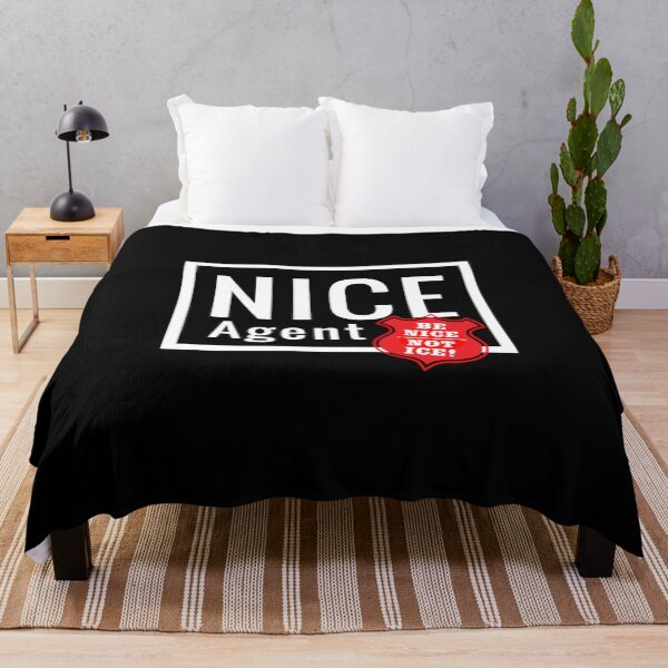 Item preview, NICE Agent logo with statement Be Nice designed and sold by Geck-O Design.