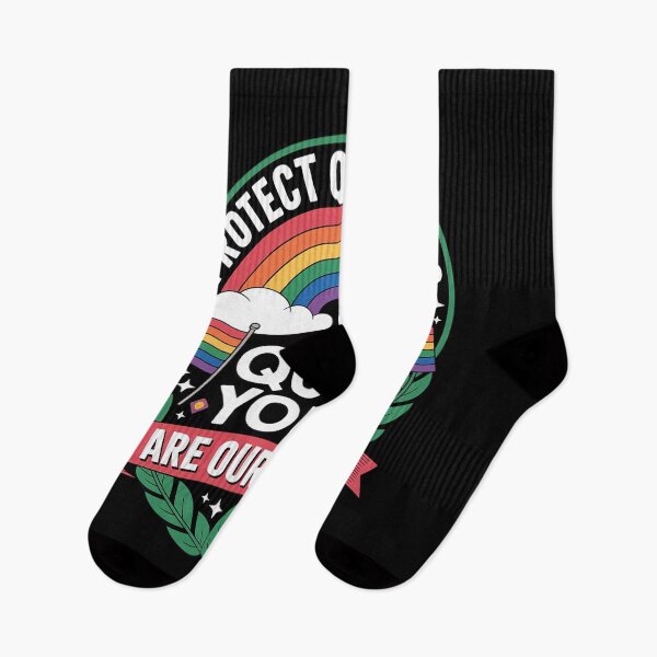Item preview, Protect Queer Kids Support Queer Youth Are Our Future designed and sold by FadeOfThrone.