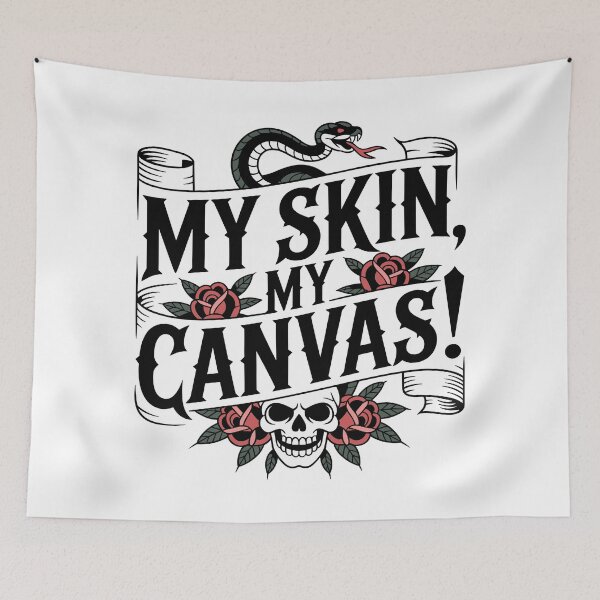 Item preview, My Skin, My Canvas Tattoo Art designed and sold by JPees.