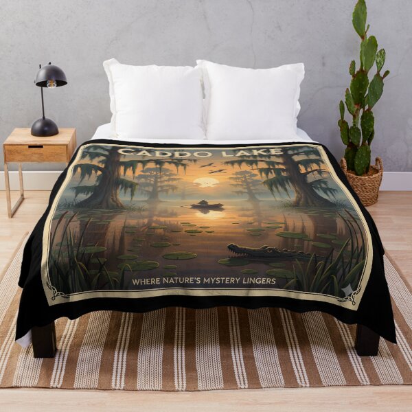Item preview, Caddo Lake Where Nature's Mystery Lingers Texas Louisiana designed and sold by DrawHandArt.