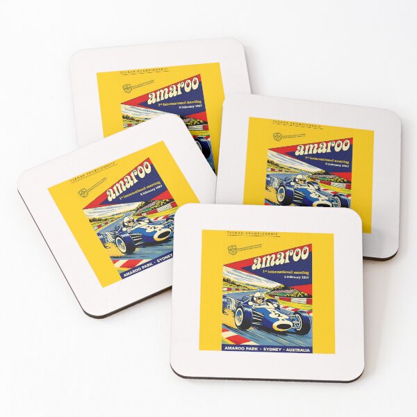 Item preview, Amaroo Grand Prix Australia  1967 variation vintage poster#7 designed and sold by Helios Be. Lavsh.