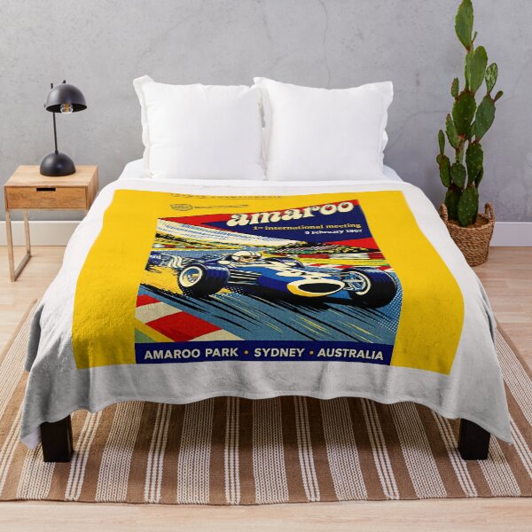 Item preview, Amaroo Grand Prix Australia 1967 variation vintage poster#7 designed and sold by Helios Be. Lavsh.