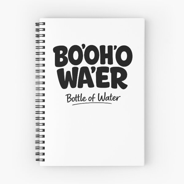 Item preview, Bo'Oh'o Wa'er Funny British Accent Bottle of Water designed and sold by Aesthetic-Avenue.