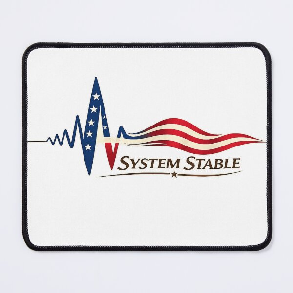Item preview, System Stable Heartbeat USA Flag | Patriotic EKG Pulse Design Tee designed and sold by NAJURE.