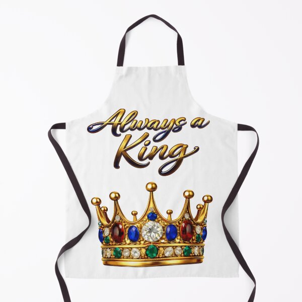 Item preview, Always a King – Timeless Royal Crown Statement Design designed and sold by AlexLineArt.