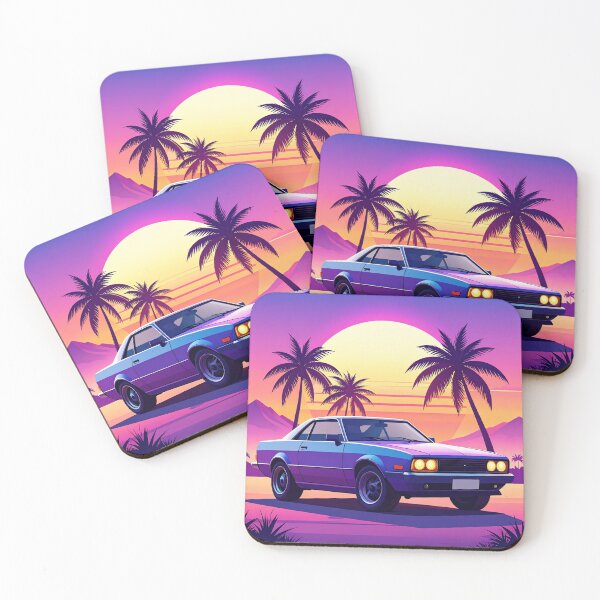 Item preview, Retro 80s Classic Coupe Illustration designed and sold by MIXER'07.