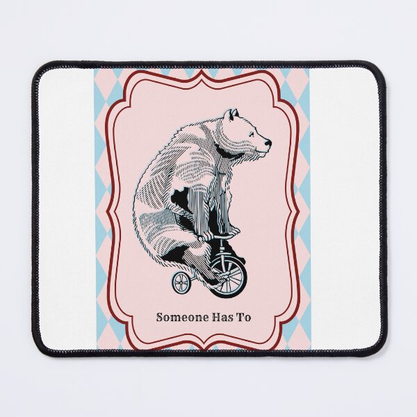 Item preview, Someone Has To Vintage Circus Bear Tricycle Art designed and sold by CindyRandomVibes.