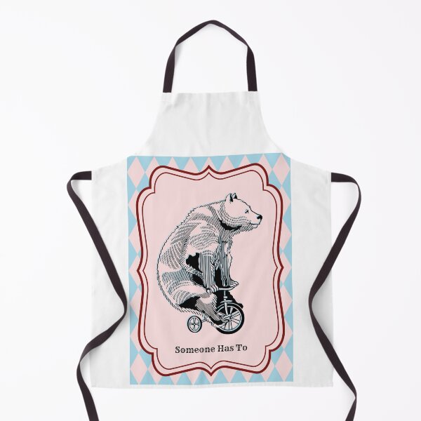 Item preview, Someone Has To Vintage Circus Bear Tricycle Art designed and sold by CindyRandomVibes.