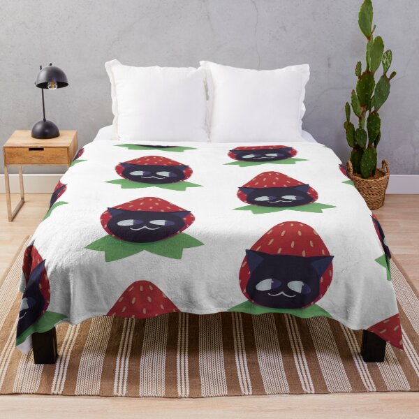 Item preview, Black Cat in Strawberry Suit designed and sold by Asutip.