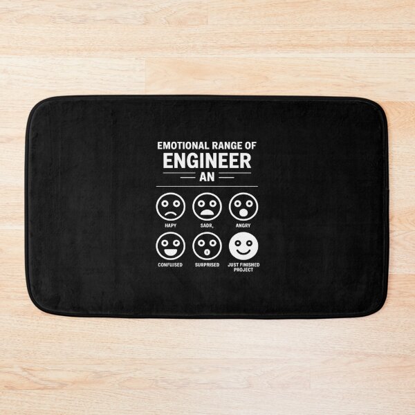 Item preview, Emotional Range Of An Engineer Engineering Faces Fan designed and sold by AquaKiev.