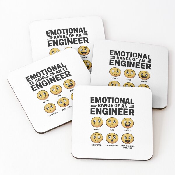 Item preview, Emotional Range Of An Engineer Engineering Men Women designed and sold by AquaKiev.