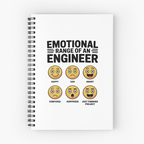 Item preview, Emotional Range Of An Engineer Engineering Men Women designed and sold by AquaKiev.