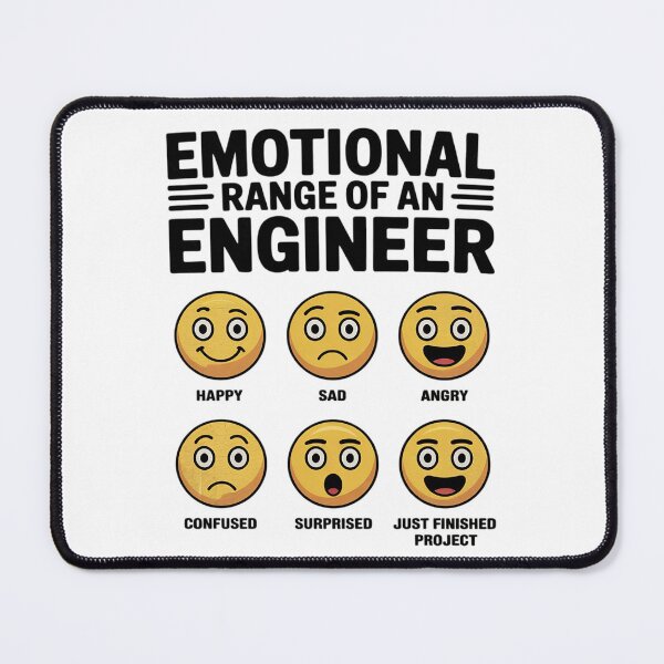 Item preview, Emotional Range Of An Engineer Engineering Men Women designed and sold by AquaKiev.