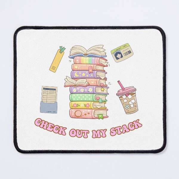 Item preview, Check Out My Stack Cute Book Stack T-Shirt | Book Lover Gift designed and sold by KittyDogPublishing .