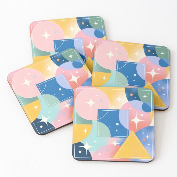 Item preview, Celestial Geometric Dreams - Abstract Modern Pastel Shapes designed and sold by Flow19.