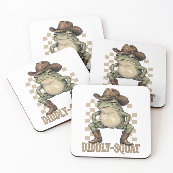 Item preview, Funny Frog Cowboy Western Animal Humor Design designed and sold by MTJ-Mushrooms.