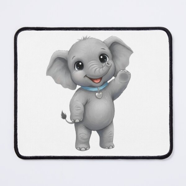 Item preview, Adorable Smiling Baby Elephant designed and sold by CHRIST5000.