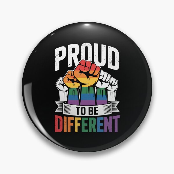 Item preview, Proud To Be Different LGBTQ Lesbian Gay Pride Bisexual Queer designed and sold by MarryIsMonth.