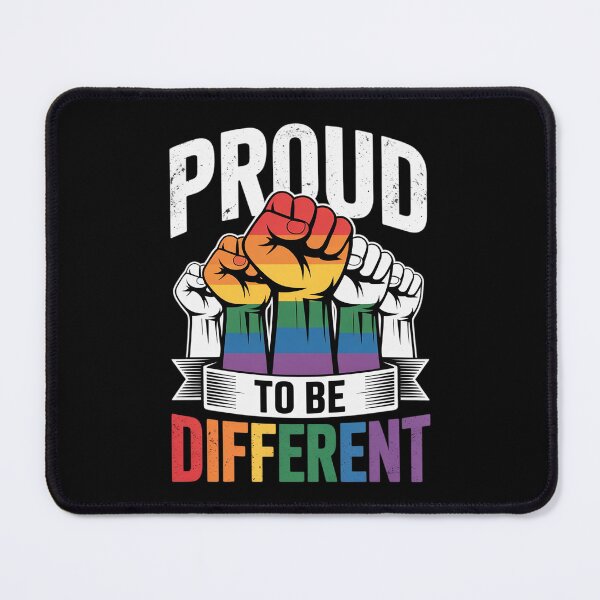 Item preview, Proud To Be Different LGBTQ Lesbian Gay Pride Bisexual Queer designed and sold by MarryIsMonth.