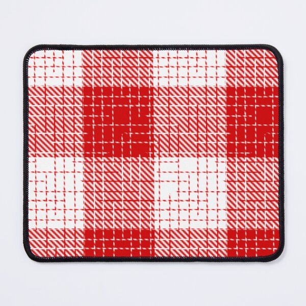 Item preview, Red And White Crosshatch Plaid Gingham Design  designed and sold by PatternTitan.