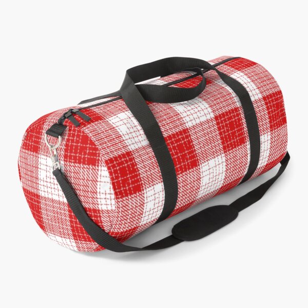 Item preview, Red And White Crosshatch Plaid Gingham Design  designed and sold by PatternTitan.