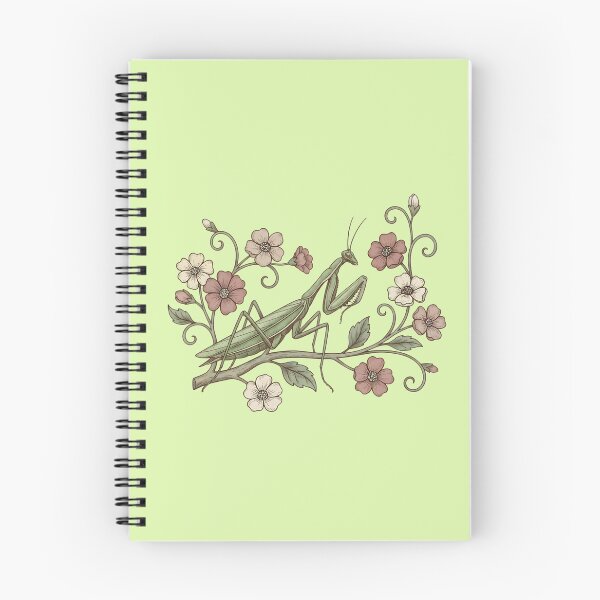 Item preview, Praying Mantis Floral Nature designed and sold by BirdsnStuff.