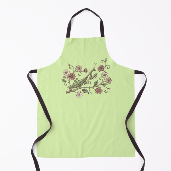 Item preview, Praying Mantis Floral Nature designed and sold by BirdsnStuff.