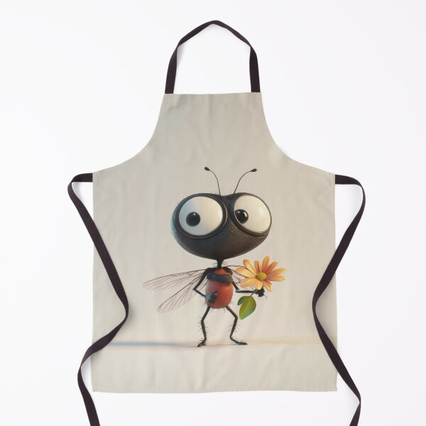 Item preview, Cute ant holds a flower in studio designed and sold by anytka.