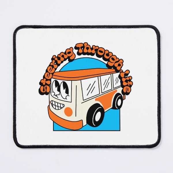 Item preview, Seeing Through Like a Bus Driver | Retro Cartoon Bus Design designed and sold by Homelife3.