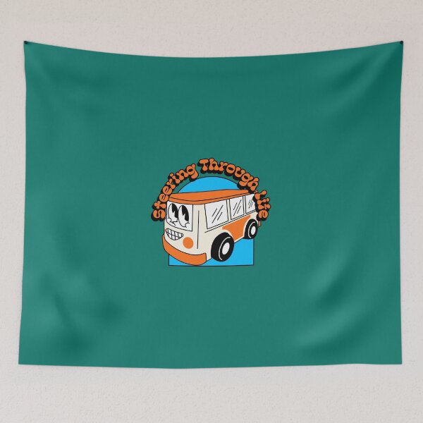 Item preview, Seeing Through Like a Bus Driver | Retro Cartoon Bus Design designed and sold by Homelife3.