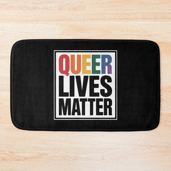 Item preview, Queer Lives Matter - LGBT Queer Pride designed and sold by MarryIsMonth.
