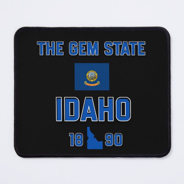 Item preview, Gem State Design: Idaho Flag & Admission Date 1890 designed and sold by QuoteCanvas.TH.