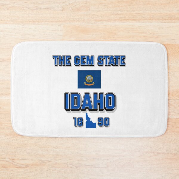 Item preview, Gem State Design: Idaho Flag & Admission Date 1890 designed and sold by QuoteCanvas.TH.