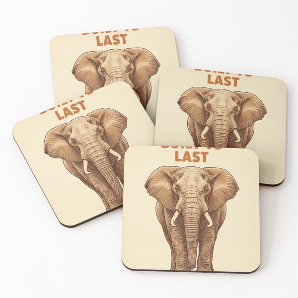 Item preview, Built to Last Elephant Art: Savanna Anniversary Gift designed and sold by SavannaStrikes.