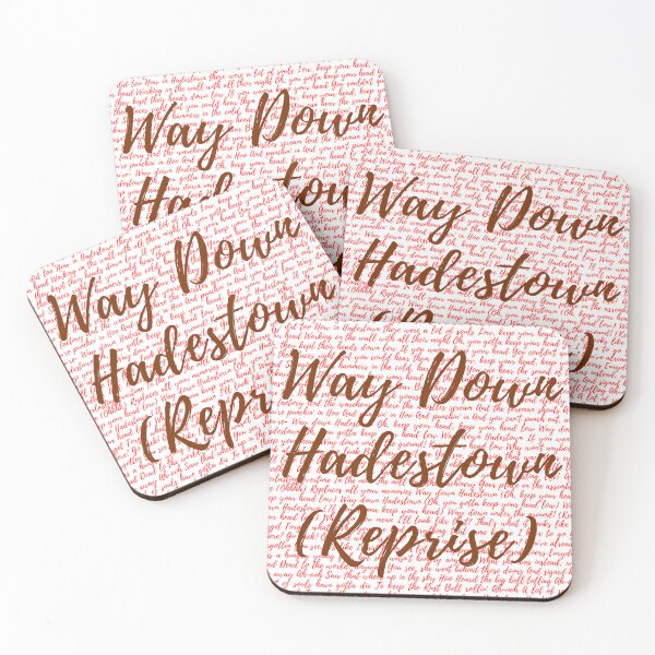Item preview, Hadestown Lyrics designed and sold by broadwaygirl142.