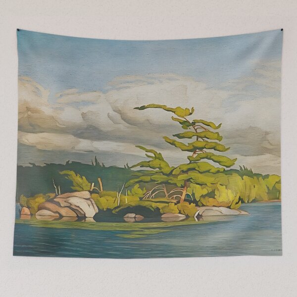 Item preview, A. J. Casson – Moose Lake | Classic Canadian Landscape Art Print designed and sold by VisualGeni.