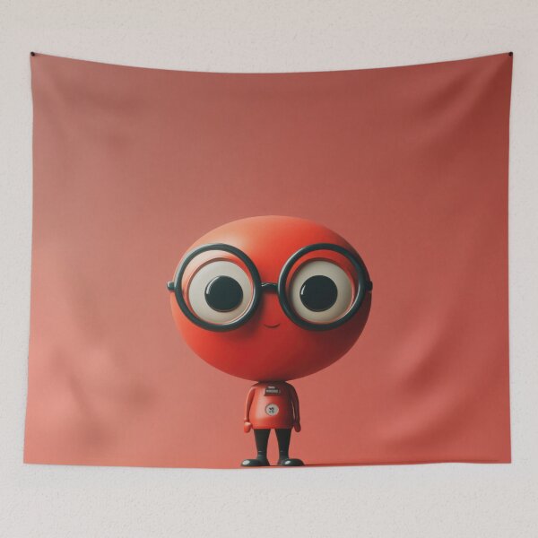 Item preview, Character stands on red background designed and sold by anytka.