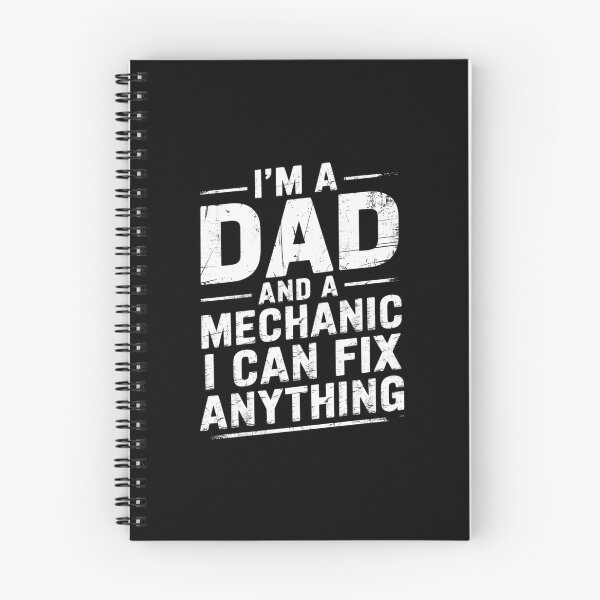 Item preview, Fathers Day I'm a Dad and a Mechanic I Can Fix Anything designed and sold by AquaKiev.