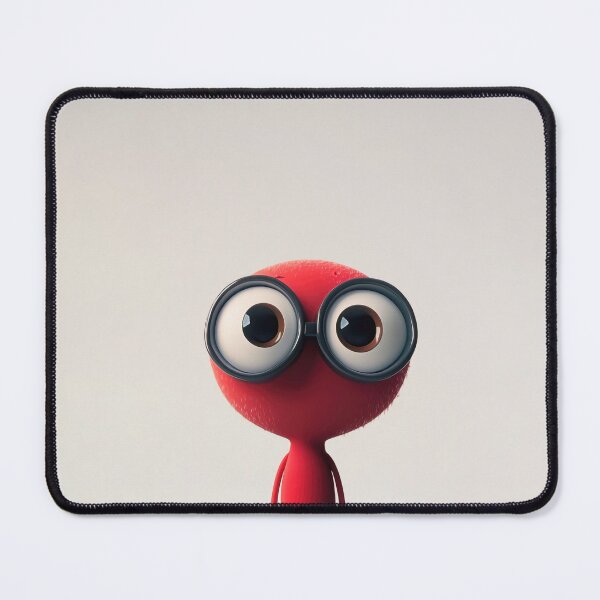 Item preview, Red character with big glasses designed and sold by anytka.